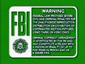 Buena Vista Green FBI Warning Screens 1991 1998