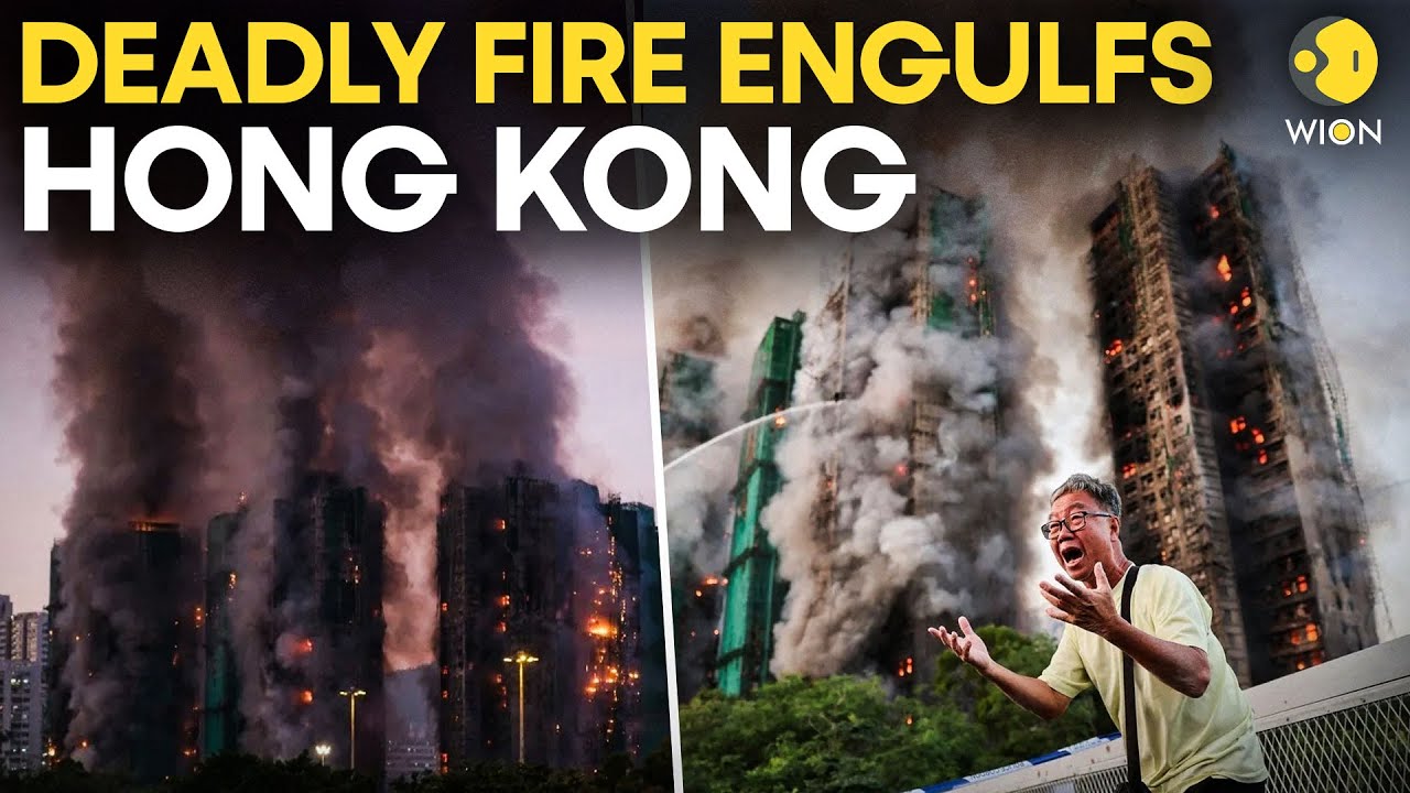 Hong Kong Fire: Massive Blaze Engulfs Residential Building In Tai Po District, 4 Dead  | Originals