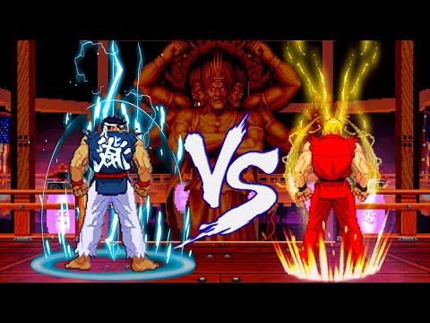 [KOF Mugen] Shin Ryu Vs. Evil Ken