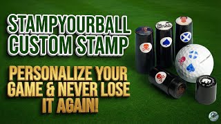 Never Lose Your Ball Again! ⛳ StampYourBall Custom Stamp Review & Demo