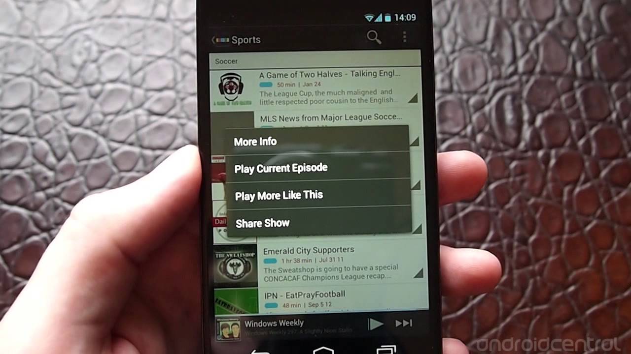 Stitcher Radio's new app design - YouTube