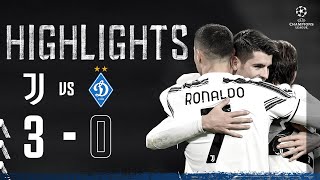 ملخص مباراة : يوفنتوس 3 × 0 دينامو كييف ( الجولة 5 لدوري أبطال أوروبا )