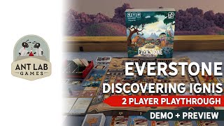 Everstone: Discovering Ignis | Board Game | Playthrough | Preview