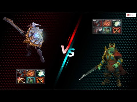 Dota 2 - Sven VS Wraith King - 1 VS 1 Duel - Right-Click Duel