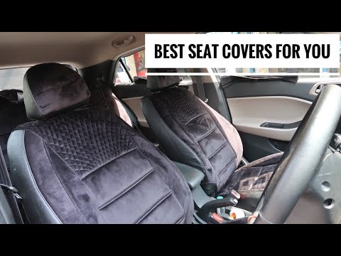 New seat cover installation