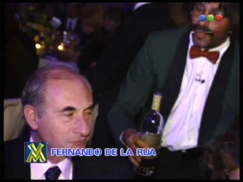 Figuretti, Cena Fundación Conciencia, De La Rúa – Videomatch 99
