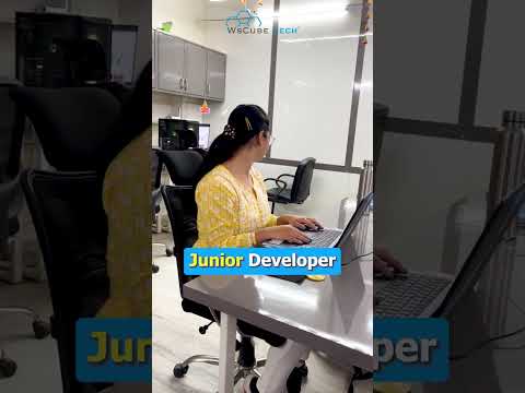 Junior Developer v/s Senior Developer😛 #shorts #funny
