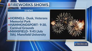 Local firework shows being streamed on MyTwinTiers.com