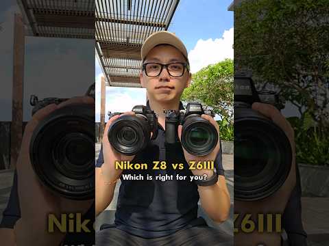 Nikon Z8 vs Z6III Comparison #NikonZ8 #NikonZ6III #Photography #summervibes #shorts #jvkegoldenhour