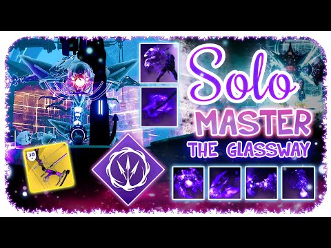 Solo 1580 Ordeal Master Nightfall Hunter - The Glassway - Destiny 2 Commentary
