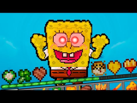 Minecraft but Spongebob Custom Hearts