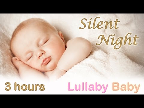 ✰ 3 HOURS ✰ SILENT NIGHT ♫ PIANO + GUITAR ☆ NO ADS ☆ Baby Bedtime Sleeping Music Lullaby Sleep Song