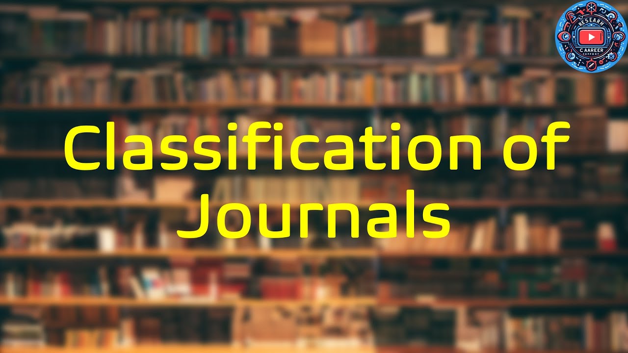 Classification of Journals