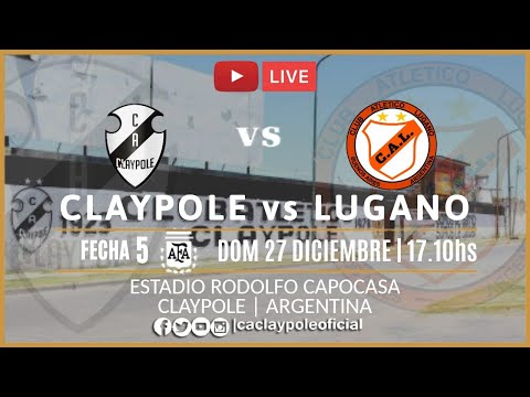 Claypole vs Lugano | fecha 5 | Zona Campeonato | Transición 2020