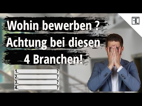 Branchenwechsel? Diese 4 Branchen beim Jobwechsel meiden!
