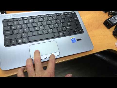 HP ProBook 430 G2 Unbox and Quick Review (open-cover Inside view)