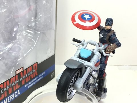 Marvel Legends Series Captain America Civil War 3 75 inch figure with Motorcycle Review