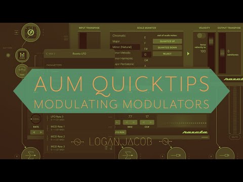 AUM QuickTips: Modulating Modulators  (Using Midi CC to control other Midi controllers)