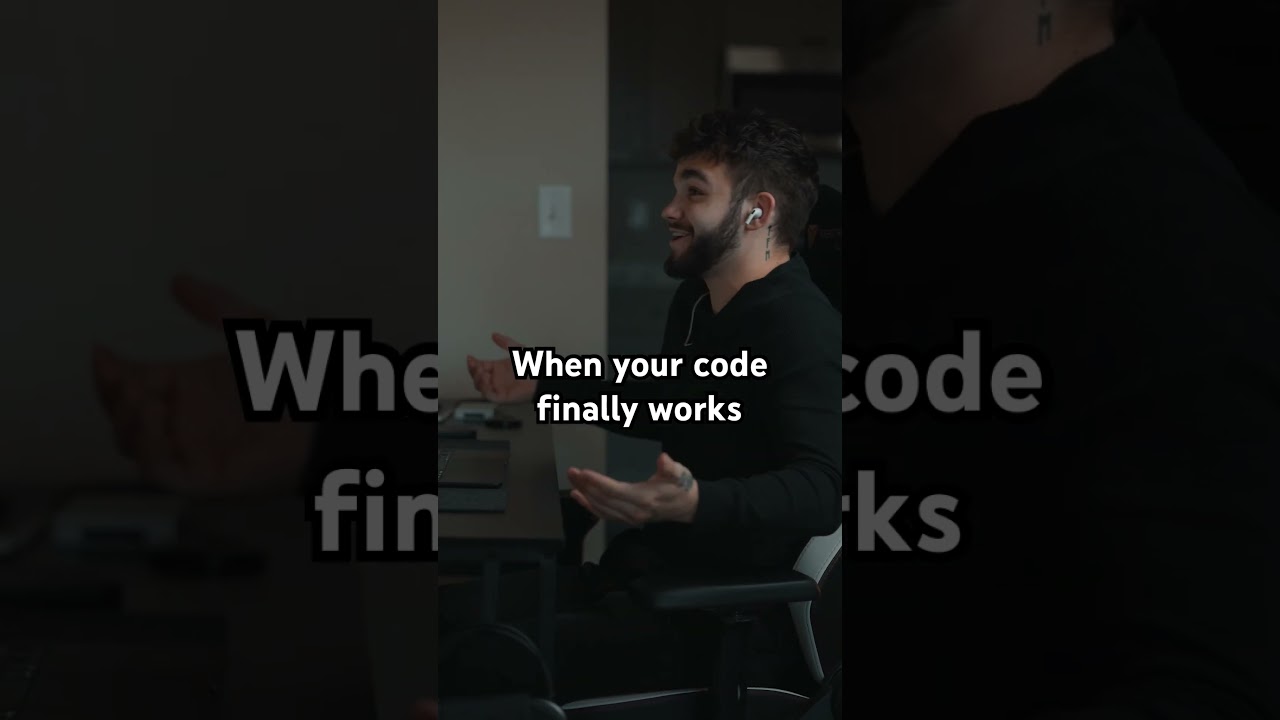 When Your Code Finally Works #softwaredeveloper #coding #programming