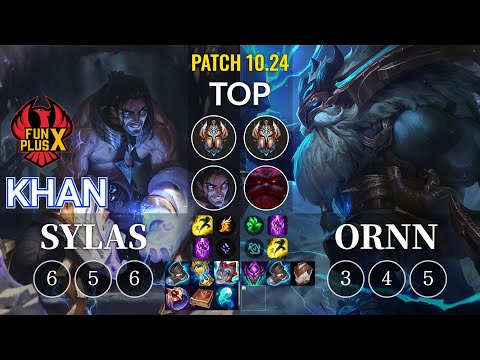 FPX Khan Sylas vs Ornn Top - KR Patch 10.24