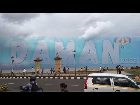 Daman Beach 2025 | Jampore Beach, Devka Beach, | Best places to visit in Daman | 4K 