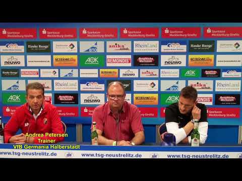 5. Spieltag Pressekonferenz  TSG Neustrelitz - VfB Germania Halberstadt