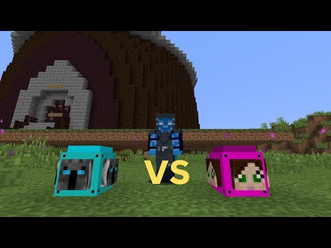 POPULARMMOS VS GAMINGWITHJEN CHALLENGE GAMES - Lucky Block Mod - Modded Mini-Game pt2