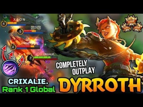 Completely Outplays!! Ruins Scavenger Double MVP Plays - Top 1 Global Dyrroth by ᴄʀɪxᴀʟɪᴇ. - MLBB