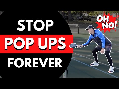 4 Easy Ways to STOP Pop Ups in Pickleball (FIX This Error FOREVER with These Pickleball Tips)