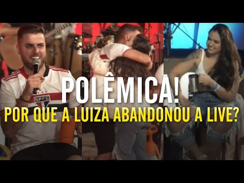 POLÊMICA! CLIMA TENSO FAZ LUIZA ABANDONAR LIVE DO ZÉ NETO E CRISTIANO?