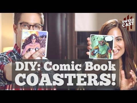 DIY: Comic Book Coasters w/ Jennifer Landa | DweebCast | OraTV