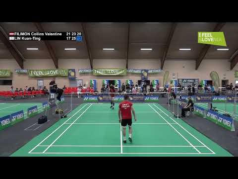 Match Point - Collins Valentine Filimon vs Lin Kuan-Ting - MS, Final - Slovenia Open 2022