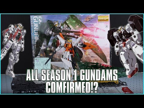 MG 00 Season 1 Gundams Confirmed!? Kyrios? Virtue? - MG 1/100 Gundam Dynames Unboxing