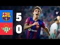 Barcelona vs Real Betis 5 0 Highlights & All Goals 2023 HD