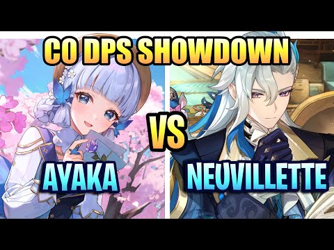 C0 DPS SHOWDOWN AYAKA VS NEUVILLETTE | Genshin Impact