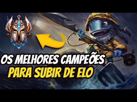 OS MELHORES CAMPEÕES PARA SE TORNAR MONO E SUBIR DE ELO NO LOL NA NOVA TEMPORADA, LEAGUE OF LEGENDS