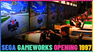 Sega GameWorks Grand Opening In 1997.