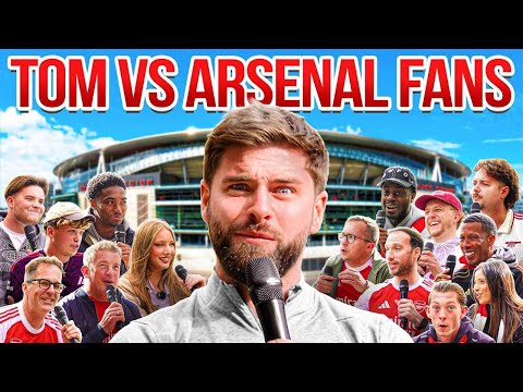 Tom Garratt vs Arsenal Fans Outside Emirates
