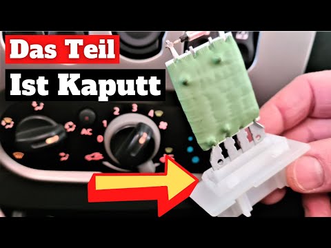 Gebläse geht nur auf Stufe 4 | Gebläsewiederstand | Vorwiederstand Wechseln |