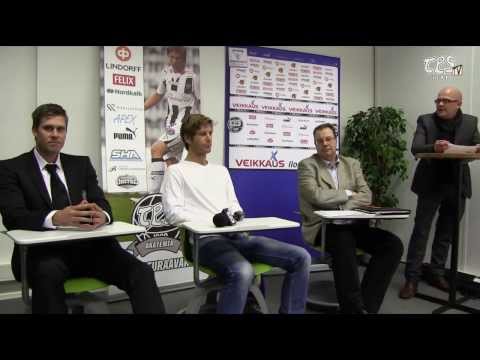 Tiedotustilaisuus: Stefan Strömborg TPS:n kakkosvalmentajaksi (12.11.2013)