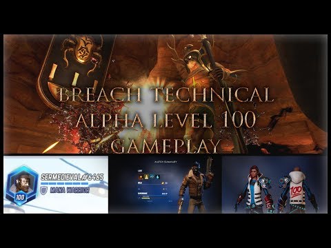 🎆#PLAYBREACH Level 100 in Technical Alpha Test (Online CoOp Dungeon RPG) Gameplay