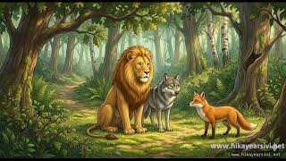 ASLAN, KURT VE TİLKİNİN BERABER AVA ÇIKMASI