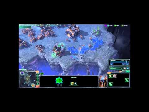 Starcraft 2 - Protoss Dark Templar Push