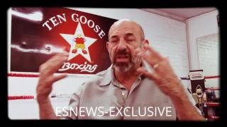 HANDS of STONE Actor ROB SKYLER FULL interview on boxing de niro and duran - esnews boxing video