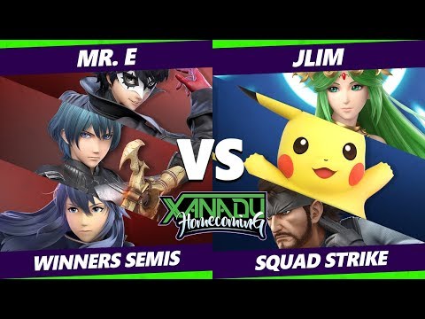 Xanadu Homecoming Squad Strike Winners Semis - Mr. E Vs. JLim Smash Ultimate - SSBU