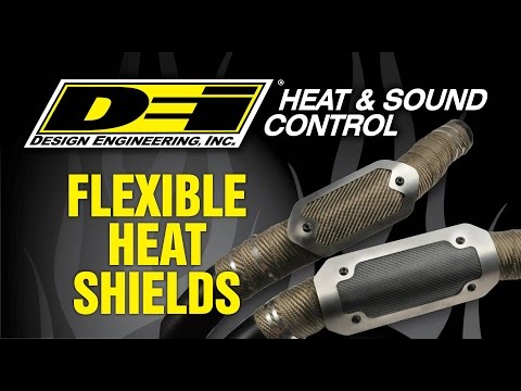 Flexible Motorcycle and Powersport Heat Shields