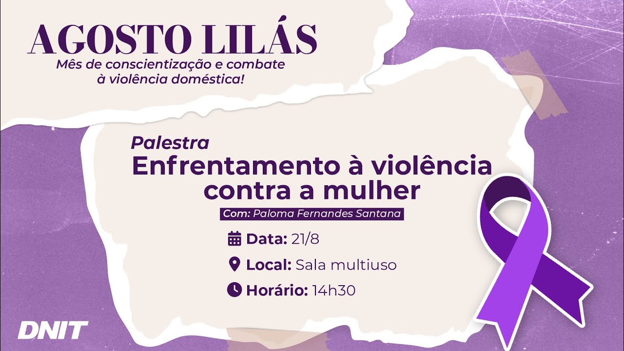 Palestra Agosto Lilás