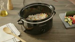 Crockpot Slow Cooker   Removable Easy Clean Ceramic Bowl   3 7 L