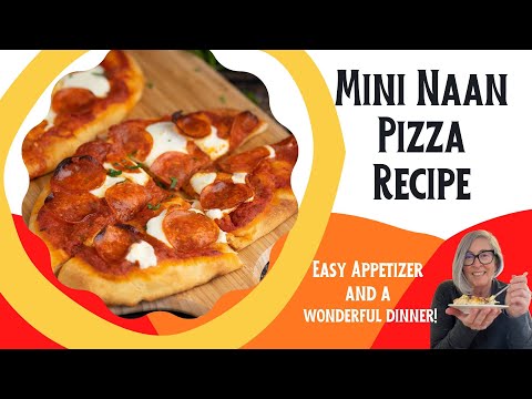 Party-Perfect Mini Naan Pizzas | Game Day Favorite!