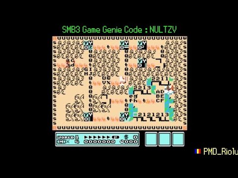 NES Super Mario Bros 3 Game Genie Code NULTZV